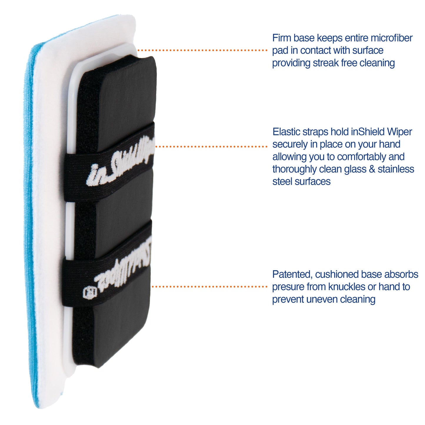 inShield Wiper for easy windshield cleaning